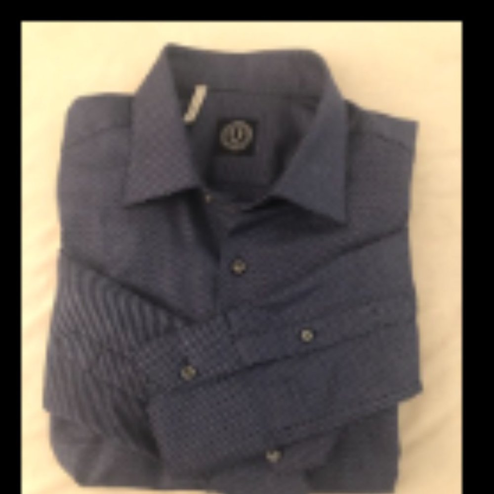 Dark Navy blue, “Q” Clothery Custom Shirt